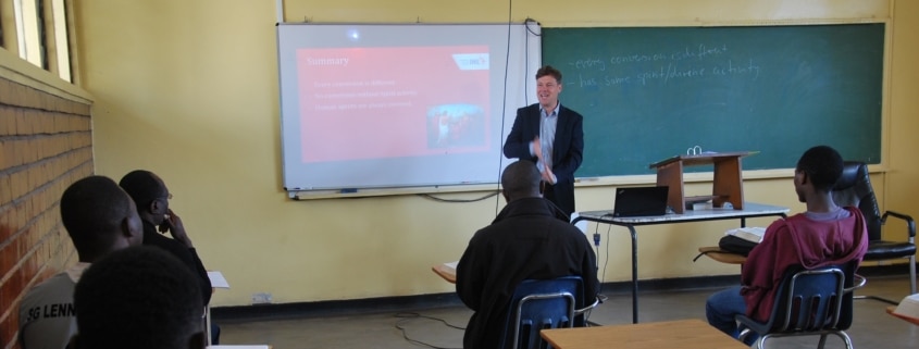 Tobias Schuckert in Sambia