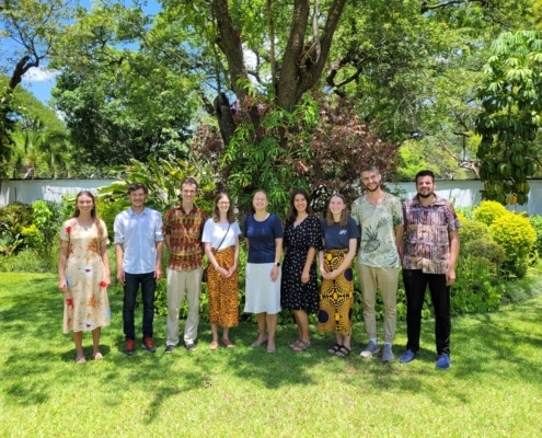 IHL-Studenten in Sambia mit deutscher Botschafterin I.E. Frau Anne Wagner-Mitchell