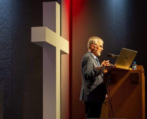 Prof. Wilfried Sturm bei seiner Abschiedsvorlesung an der IHL
